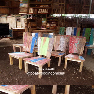 Recycled Boatwood Lazy Chairs 